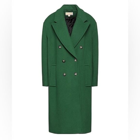 Michael Kors Mensy Double-Breasted Wool Blend Coat, NWT, Size XL - Picture 1 of 16